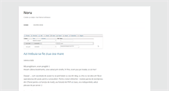 Desktop Screenshot of noru.ro